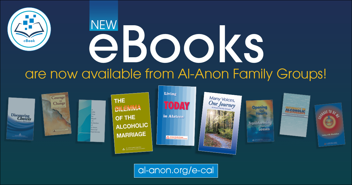 New eBooks are now available from Al-Anon Family Groups