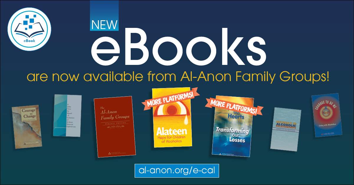New eBooks are now available from Al-Anon Family Groups